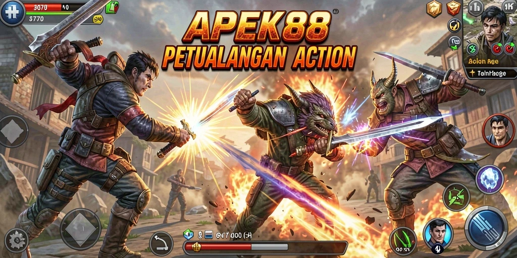 Tangkapan layar utama APEK88 yang menunjukkan aksi seru dalam gameplay.