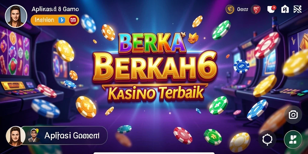 Tampilan utama permainan kasino yang mengasyikkan di BERKAH6.