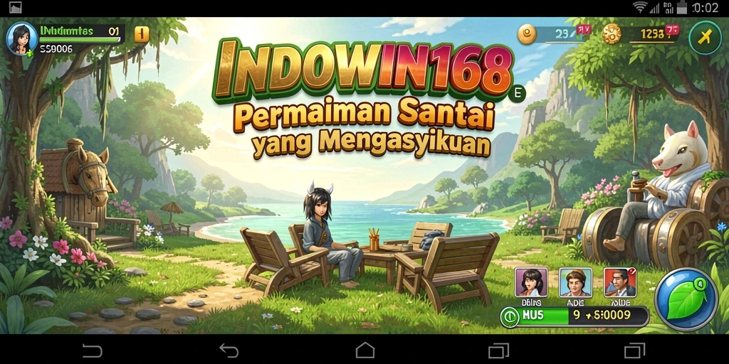 Tampilan gameplay INDOWIN168 yang menyenangkan dan penuh warna.
