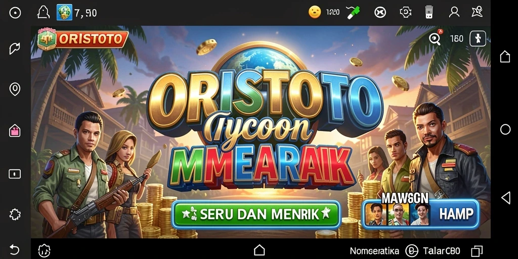 Screenshot gameplay Tycoon yang menarik dari ORISTOTO.