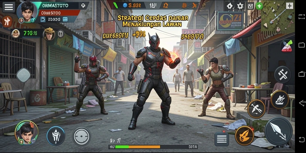 Cuplikan gameplay yang menunjukkan keahlian strategi di ORMASTOTO.