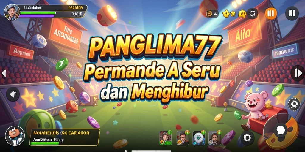 Tampilan gameplay seru dan menantang di PANGLIMA77.