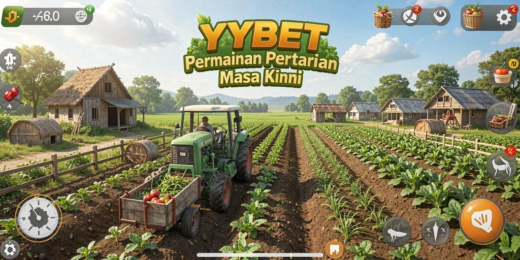 Screenshot gameplay YYBET menampilkan aktivitas bertani yang seru.