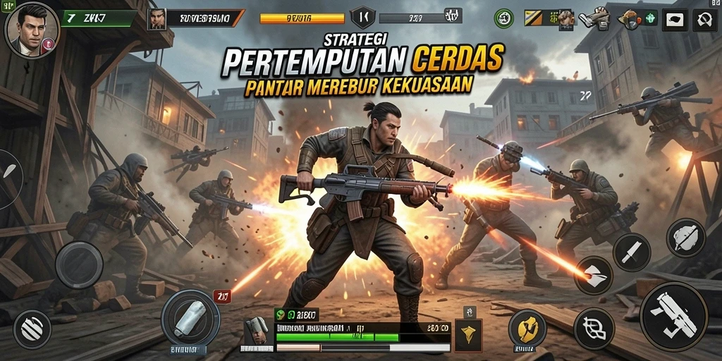 Tampilan gameplay ZK7 yang mendebarkan dan penuh strategi.